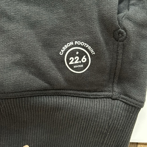 Allbirds Women’s The R&R Hoodie Natural Black Medium - Picture 8 of 16